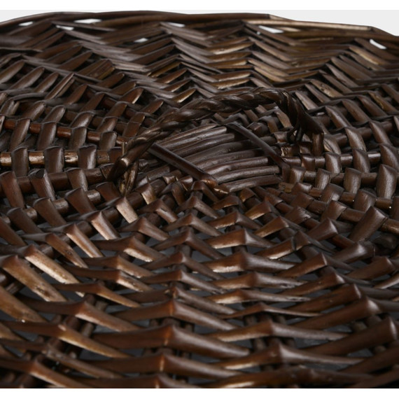 Корзина для белья WasserKraft Elbe 39 см WB-740-M, цвет тёмно-коричневый - 5 Корзина для белья WasserKraft Elbe 39 см WB-740-M, цвет тёмно-коричневый фото 5
