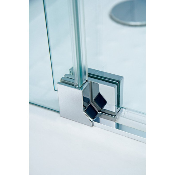 Душевая дверь Cezares Slider B-1 70/80 см (стекло 8 мм), хром/прозрачное фото 3