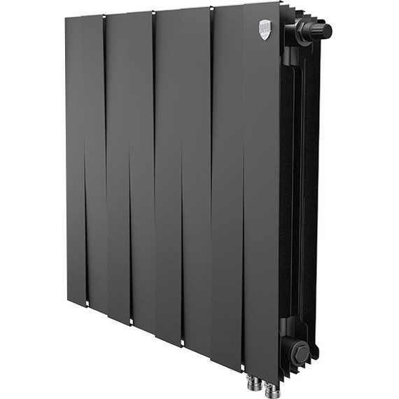 Радиатор Royal Thermo Piano Forte 500 VD Noir Sable 640х590 мм (8 секций) фото 