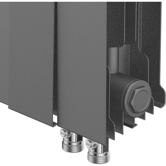 Радиатор Royal Thermo Piano Forte 500 VD Noir Sable 640х590 мм (8 секций) фото 4