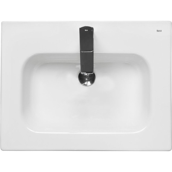 Тумба подвесная с раковиной Roca Lago 60 см 857295444, дуб светлый фото 7