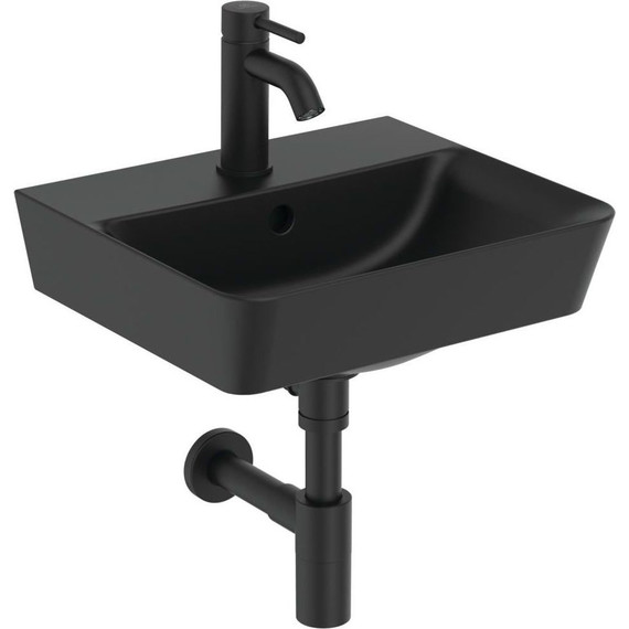 Раковина подвесная Ideal Standard Connect Air 40 см E0307V3, черный матовый фото 2