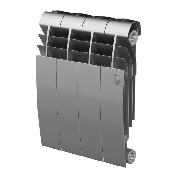 Радиатор Royal Thermo Biliner 350 Silver Satin 320х430 мм (4 секции) фото 