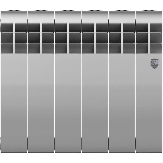 Радиатор Royal Thermo Biliner 350 Silver Satin 480х430 мм (6 секций) фото 2