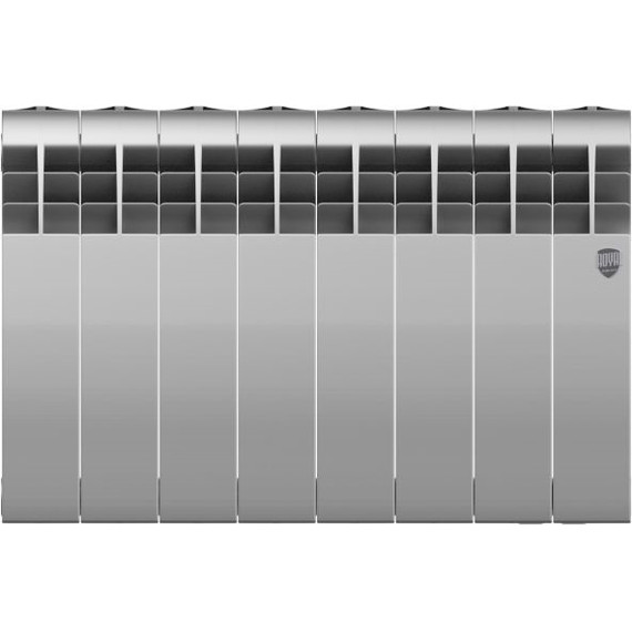 Радиатор Royal Thermo Biliner 350 Silver Satin 640х430 мм (8 секций) фото 2