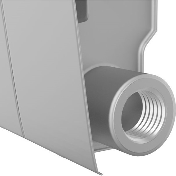 Радиатор Royal Thermo Biliner 350 Silver Satin 480х430 мм (6 секций) фото 4