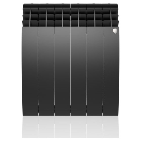 Радиатор Royal Thermo BiLiner 500 Noir Sable 480х570 мм (6 секций) фото 2