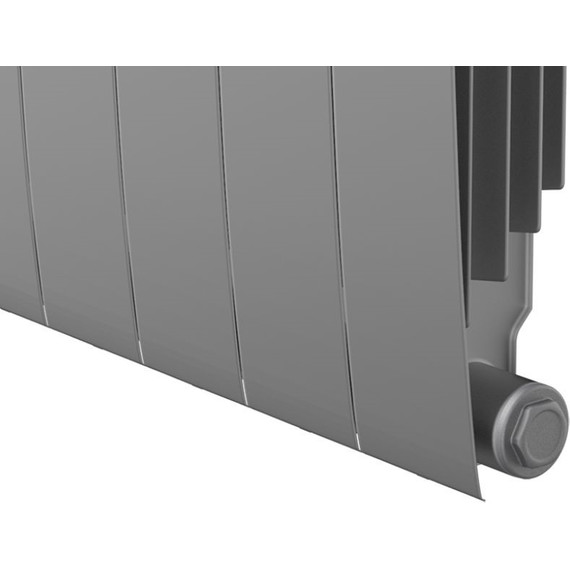 Радиатор Royal Thermo BiLiner 500 Silver Satin 800х570 мм (10 секций) - 3 Радиатор Royal Thermo BiLiner 500 Silver Satin 800х570 мм (10 секций) фото 3