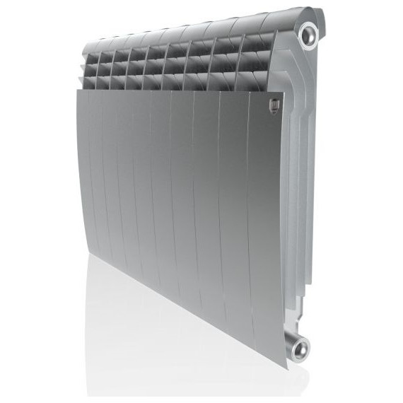 Радиатор Royal Thermo BiLiner 500 Silver Satin 800х570 мм (10 секций) фото 