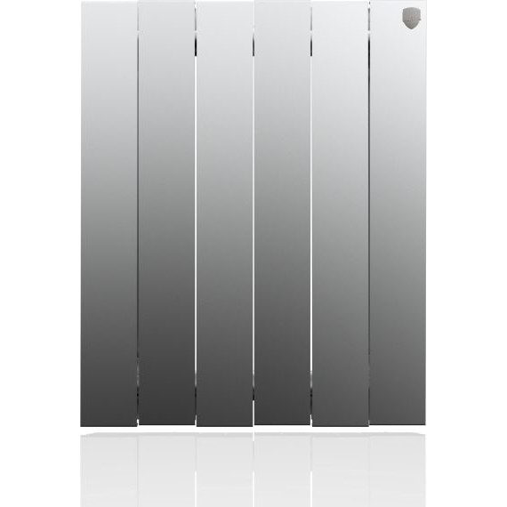 Радиатор Royal Thermo Piano Forte 500 Silver Satin 480х590 мм (6 секций) фото 2