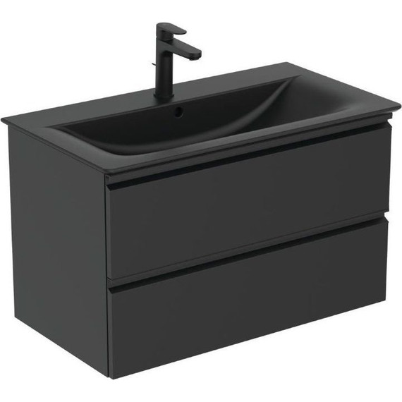 Раковина подвесная Ideal Standard Connect Air 84 см E0279V3, черный матовый - 3 Раковина подвесная Ideal Standard Connect Air 84 см E0279V3, черный матовый фото 3