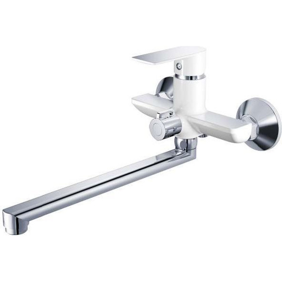 Смеситель для ванны Haiba HB22505-8, белый/хром фото 