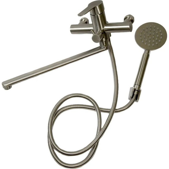 Смеситель для ванны Haiba HB22801, сатин - 3 Смеситель для ванны Haiba HB22801, сатин фото 3