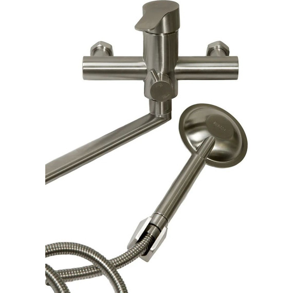 Смеситель для ванны Haiba HB22801, сатин - 4 Смеситель для ванны Haiba HB22801, сатин фото 4