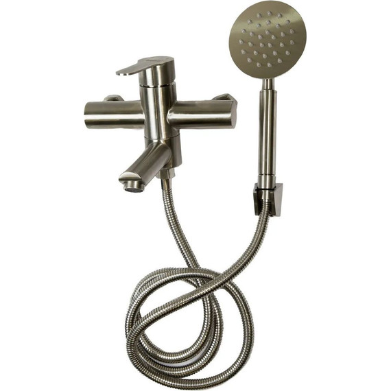 Смеситель для ванны Haiba HB60801, нержавеющая сталь фото 2