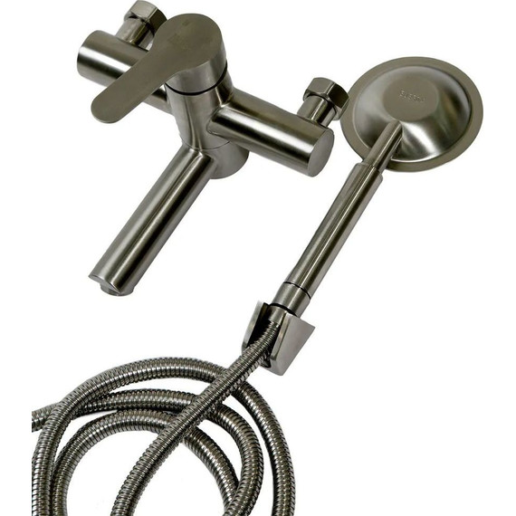 Смеситель для ванны Haiba HB60801, нержавеющая сталь фото 3