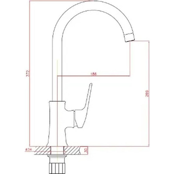 Смеситель для кухни Haiba HB70165 фото 2