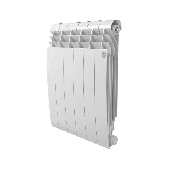 Радиатор Royal Thermo Biliner Alum 500 Bianco Traffico 480х580 мм (6 секций) фото 