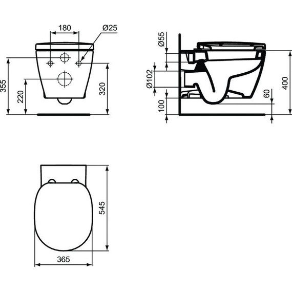 Инсталляция Ideal Standard Prosys Eco Frame M с подвесным унитазом Connect W220101 - 8 Инсталляция Ideal Standard Prosys Eco Frame M с подвесным унитазом Connect W220101 фото 8