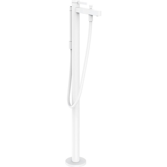 Смеситель для ванны Hansgrohe Finoris 76445700, белый матовый фото 