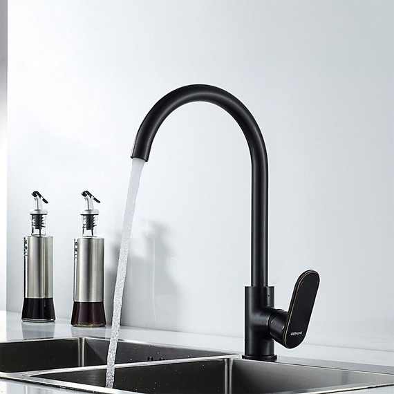 Смеситель для кухни Gerhans K14022T, черная бронза, Цвет производителя: бронза - 9 Смеситель для кухни Gerhans K14022T, черная бронза, Цвет производителя: бронза фото 9