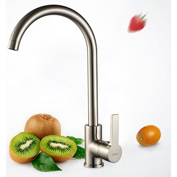 Смеситель для кухни Gerhans K14084A, сатин фото 9