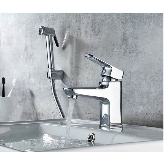 Смеситель для раковины с лейкой для биде Ledeme L1254 фото 2