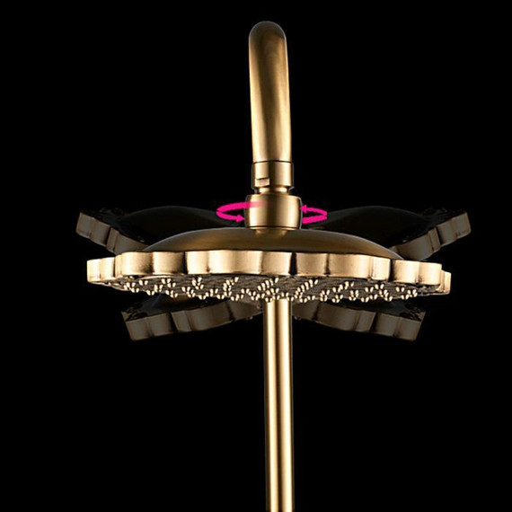 Душевая стойка Gerhans K19018, античная бронза фото 13