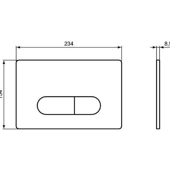 Инсталляция Ideal Standard Prosys 120 P с подвесным унитазом Strada II AquaBlade P387001 (кнопка Oleas P1, хром) - 10 Инсталляция Ideal Standard Prosys 120 P с подвесным унитазом Strada II AquaBlade P387001 (кнопка Oleas P1, хром) фото 10