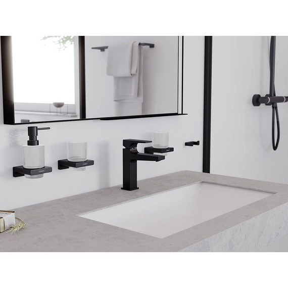 Двойной крючок Hansgrohe AddStoris 41755670, черный матовый фото 2