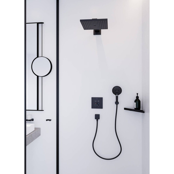 Двойной крючок Hansgrohe AddStoris 41755670, черный матовый фото 3