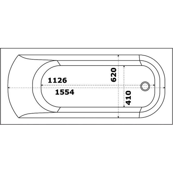 Ванна акриловая Bas Нирвана 170х75 см, Размер - мм: 1700х750 - 9 Ванна акриловая Bas Нирвана 170х75 см, Размер - мм: 1700х750 фото 9