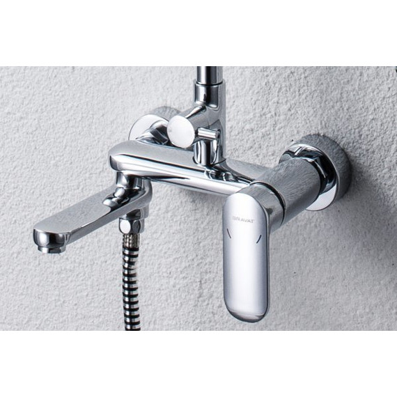 Душевая стойка BRAVAT OPAL F6125183CP-A-RUS - 6 Душевая стойка BRAVAT OPAL F6125183CP-A-RUS фото 6