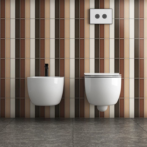 Унитаз подвесной безободковый Globo Mode MES02BI - 3 Унитаз подвесной безободковый Globo Mode MES02BI фото 3