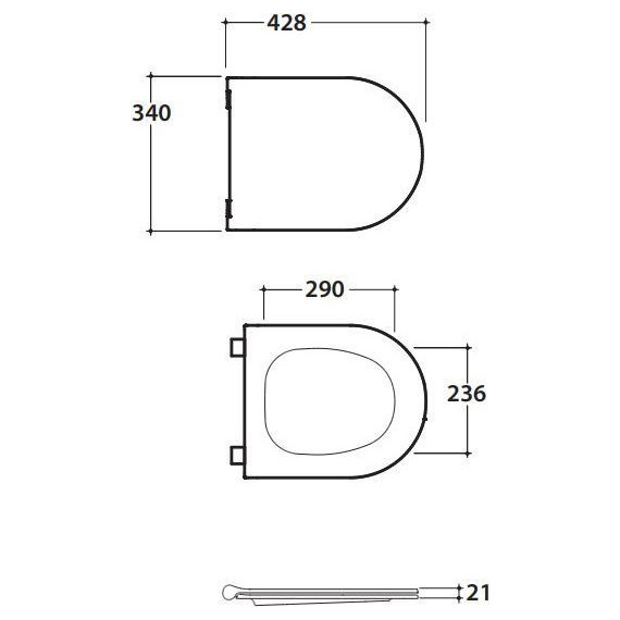 Унитаз подвесной безободковый Globo Mode MES02BI - 8 Унитаз подвесной безободковый Globo Mode MES02BI фото 8