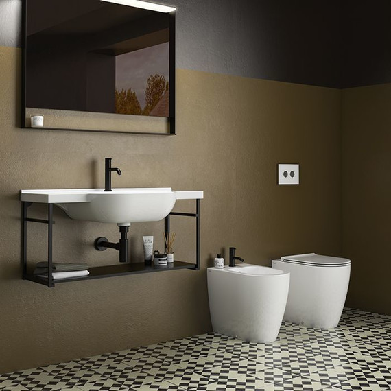 Раковина подвесная Globo Mode 100 см ME100BI*1 - 4 Раковина подвесная Globo Mode 100 см ME100BI*1 фото 4