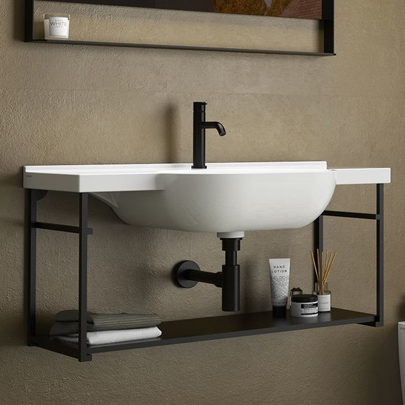 Раковина подвесная Globo Mode 100 см ME100BI*1 - 5 Раковина подвесная Globo Mode 100 см ME100BI*1 фото 5