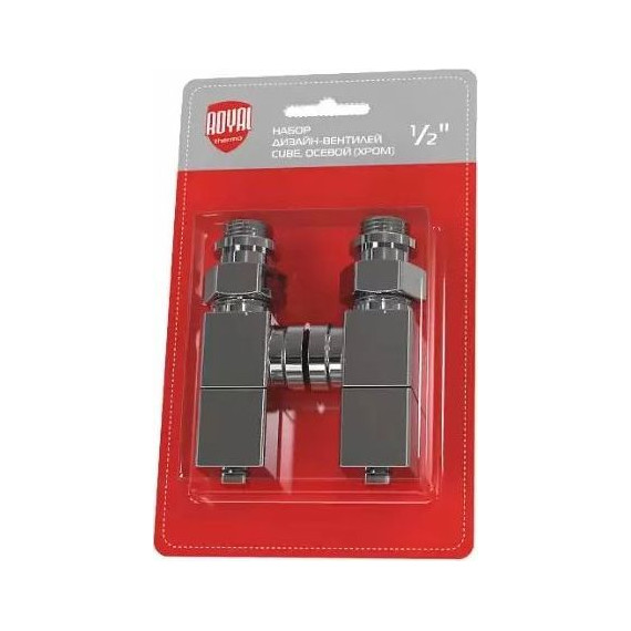 Вентиль для радиатора осевой Royal Thermo Cube 1/2 RTE 56.003 фото 2