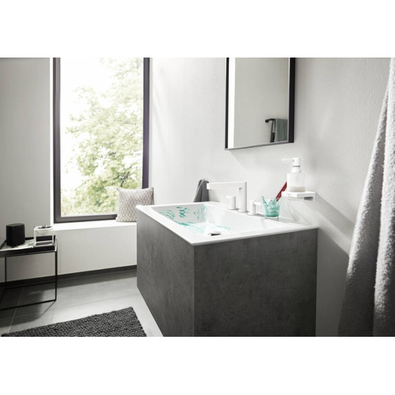 Дозатор для жидкого мыла Hansgrohe AddStoris 41745700, белый матовый фото 2