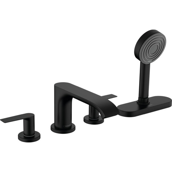 Смеситель для ванны Hansgrohe Vivenis 75444670, черный матовый фото 