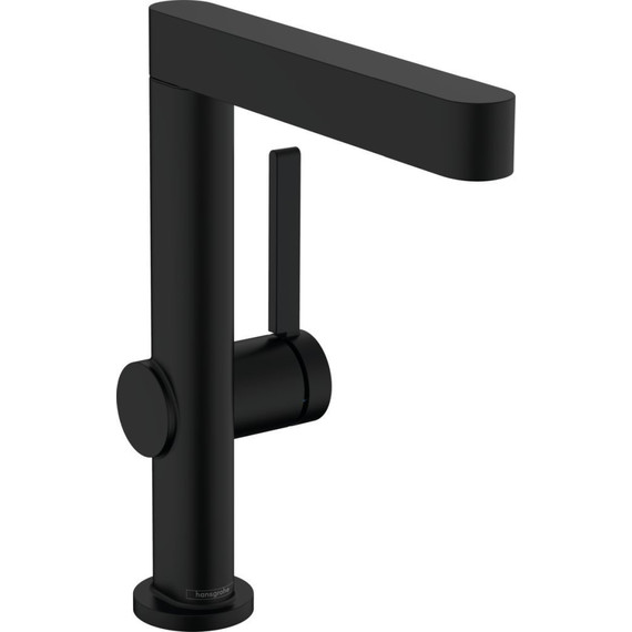 Смеситель для раковины Hansgrohe Finoris 76060670, черный матовый фото 