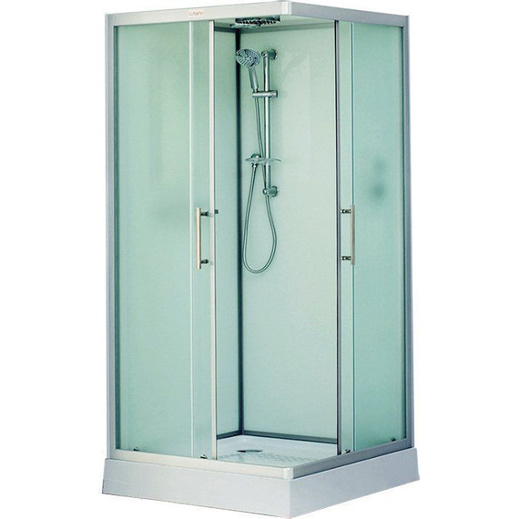 Душевая кабина Esbano ES-100CKR 100x100 см ESKB100CKR, хром/матовое фото 