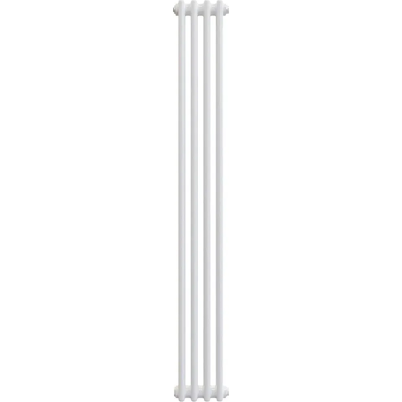 Вертикальный радиатор Zehnder Charleston 2180 210х1790 мм (4 секции) нижнее подключение, белый фото 