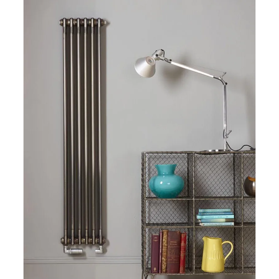 Вертикальный радиатор Zehnder Charleston 2180 200х1790 мм (6 секций) нижнее подключение фото 2