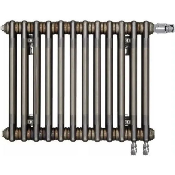 Радиатор Zehnder Charleston Retrofit 3057 580х570 мм (12 секций) нижнее подключение фото 