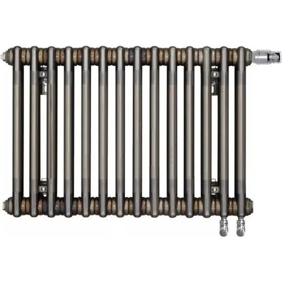 Радиатор Zehnder Charleston Retrofit 3057 670х570 мм (14 секций) нижнее подключение фото 