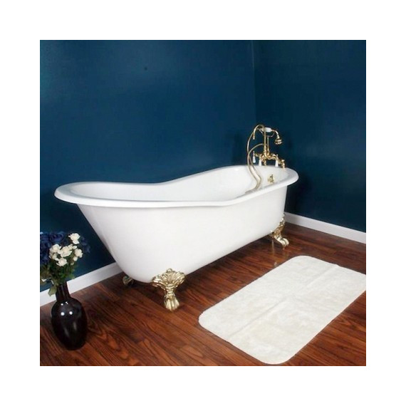 Ванна отдельностоящая Magliezza Gracia DO 170x76 см (ножки золото) фото 3