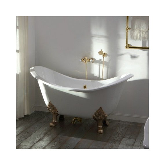 Ванна отдельностоящая Magliezza Julietta DO 183x78 см (ножки золото) фото 2