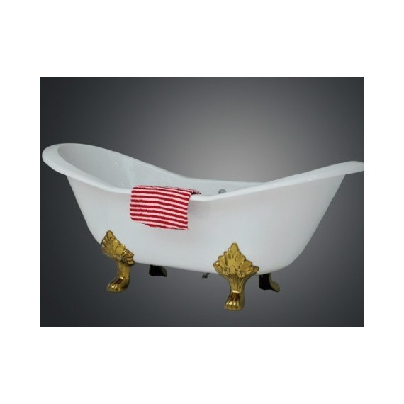 Ванна отдельностоящая Magliezza Julietta DO 183x78 см (ножки золото) фото 5