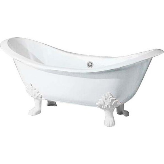 Ванна отдельностоящая Magliezza Julietta WH 183x78 см (ножки белые) фото 